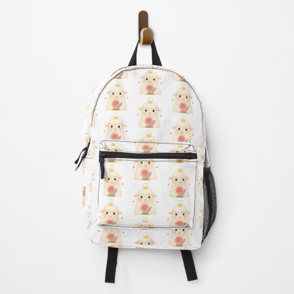 Item preview, Fluffy Sheep with Flowers (UP ver.) – Transparent designed and sold by HIMEKARI.