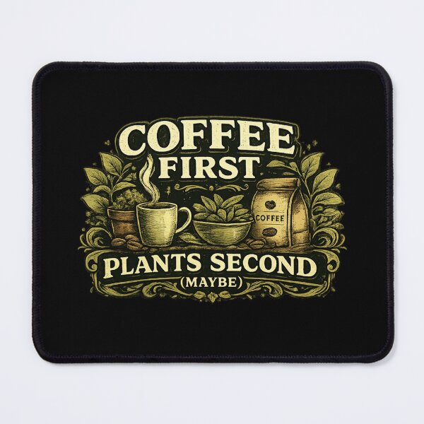 Item preview, Coffee First Plants Second Maybe Gift, Funny Plant Lover Gift, Plant Lady Gift, Coffee Lover Gift, Gardening Humor Gift, Houseplant Lover Gift designed and sold by HooptownRV.