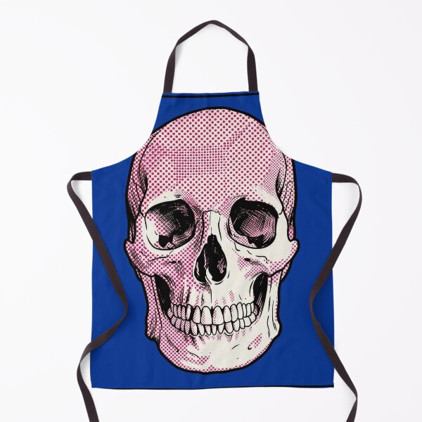 Item preview, Vintage Comic Style Pink Halftone Skull Graphic designed and sold by Terry Bain.