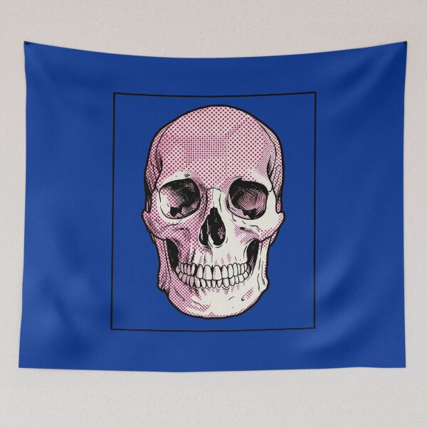 Item preview, Vintage Comic Style Pink Halftone Skull Graphic designed and sold by Terry Bain.