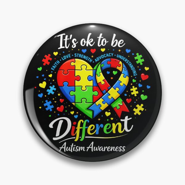 Item preview, Love Support Heart Puzzle Men Women Kids Autism Awareness  designed and sold by gear-posters.