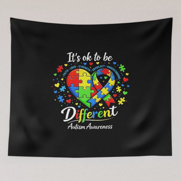 Item preview, Love Support Heart Puzzle Men Women Kids Autism Awareness  designed and sold by gear-posters.