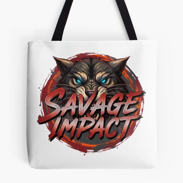 Item preview, Savage Impact Wolf Shirt Aggressive Streetwear Design Fierce Animal Graphic Tee designed and sold by RTchopy.