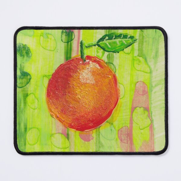 Item preview, Orange Painting on Vibrant Background designed and sold by Anna Mills.