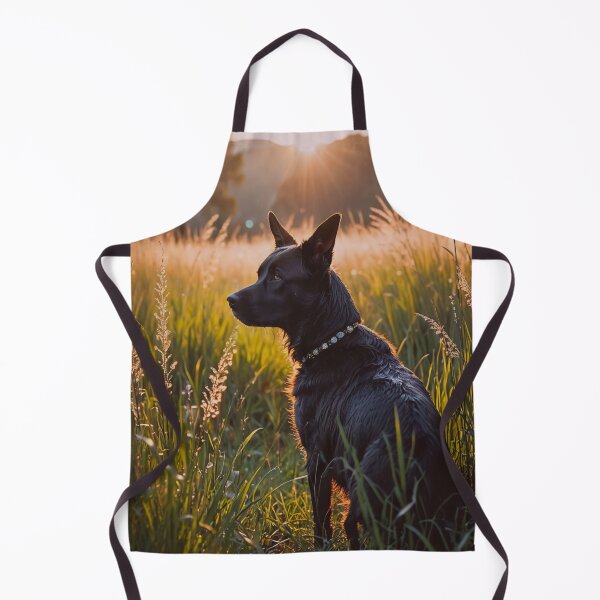 Item preview, Dog in Wildflower Field designed and sold by BeautifulVirtues.