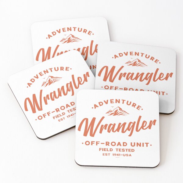 Item preview, Retro Mountain Adventure Wrangler Heritage Design designed and sold by Automotive Art by Greg.