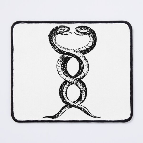 Item preview, Vintage Snake Illustration, Entwined Snake Drawing designed and sold by HawthorneFlame.