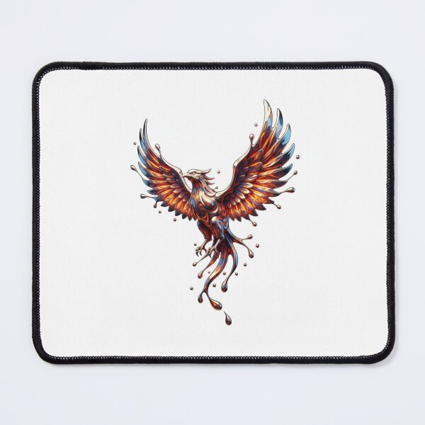 Item preview, Phoenix Rising Fire Bird Shirt Mythical Phoenix Graphic Rebirth Flame Art T-Shirt designed and sold by RTchopy.