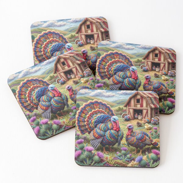 Item preview, Yarn Turkeys in Yarn Barnyard designed and sold by Tridentulus.