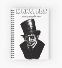 Monsters are People Too Spiral Notebook