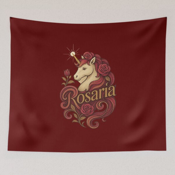 Item preview, Rosaria The Floral Unicorn – Mythical Unicorn, Magical Horse, Fantasy Creature, Rainbow Unicorn, Fairy Tale, Enchanted Forest Legend designed and sold by Typologystudios.