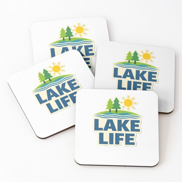 Item preview, Lake Life Summer Badge – Bright Cottage & Cabin Vibes Design designed and sold by EastEndTownie.