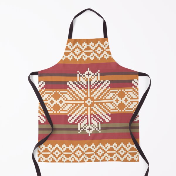 Item preview, Boho Tribal Geometric Pattern in Warm Earth Tones | Ethnic Southwestern Textile Design designed and sold by PAWIRADA.