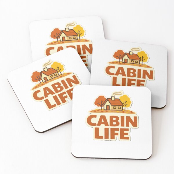 Item preview, Cabin Life Autumn Badge – Cozy Fall Cottage & Cabin Design designed and sold by EastEndTownie.