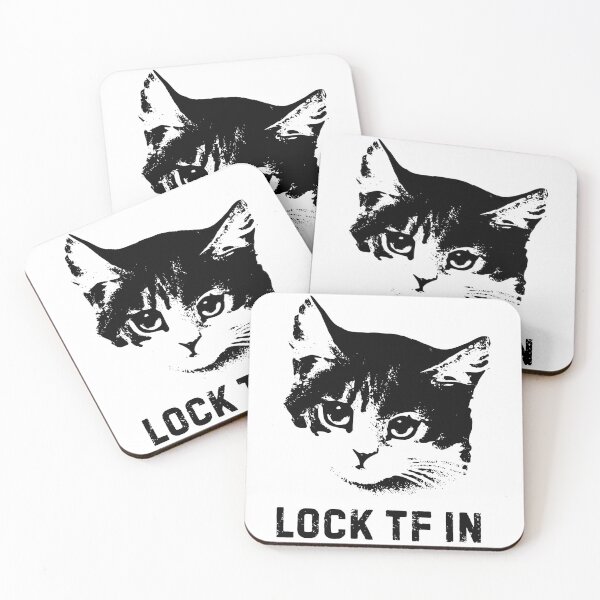 Item preview, Lock TF In Angry Cat Meme designed and sold by Idontwannaknow.