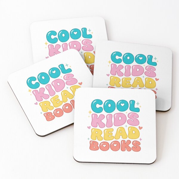 Item preview, Cool Kids Read Books retro typography artwork designed and sold by Whistle-and-Co.