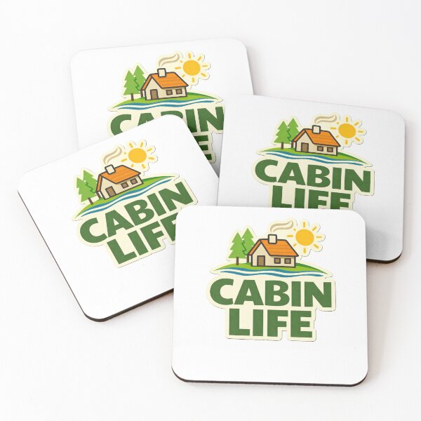 Item preview, Cabin Life Summer Badge – Lake Cabin & Outdoor Retreat Design designed and sold by EastEndTownie.