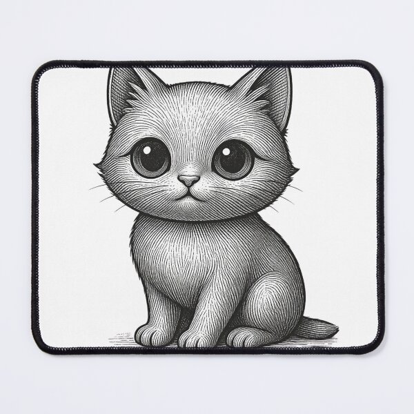 Item preview, kawaii cat with huge eyes designed and sold by SakuraHQ.