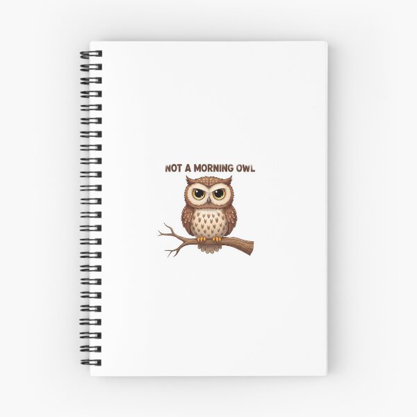 Item preview, Not a Morning Owl designed and sold by carolscoons.