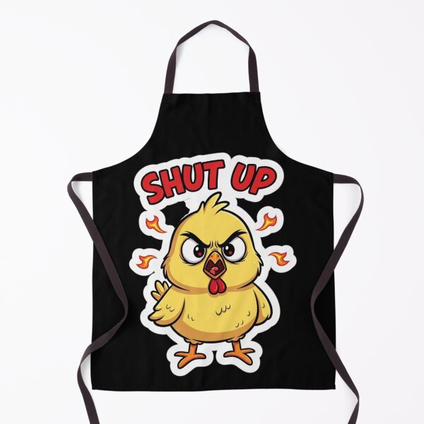 Item preview, Shut Up Angry Chicken – Funny Rage Meme Sticker designed and sold by Mojbin.