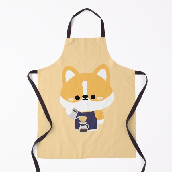 Item preview, Corgi Barista designed and sold by theladyernestember.