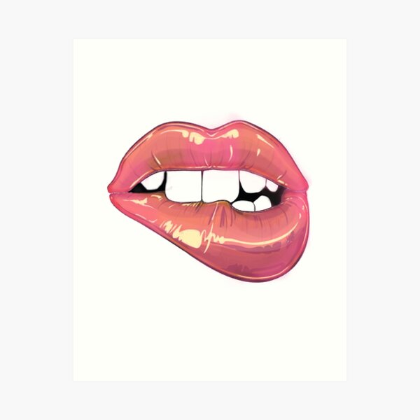 600px x 600px - Hot Lips Art Prints for Sale | Redbubble