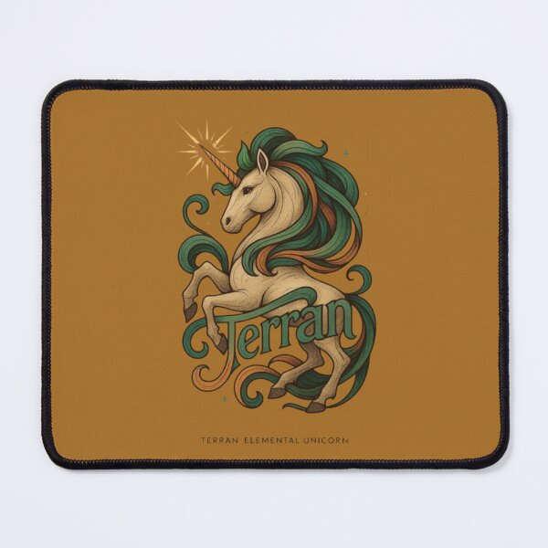 Item preview, Terran The Elemental Unicorn– Magical Unicorn, Fantasy Horse, Enchanted Creature, Rainbow Magic, Mythical Legend designed and sold by Typologystudios.