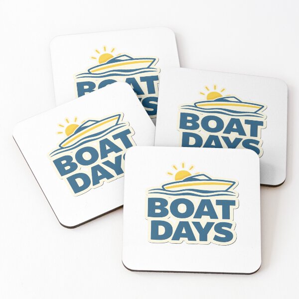Item preview, Boat Days Retro Badge – Summer Boating & Lake Life Design designed and sold by EastEndTownie.