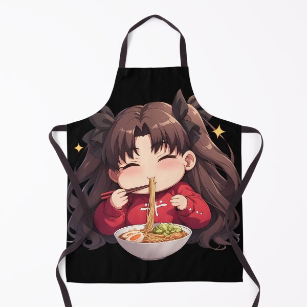 Item preview, Rin Tohsaka Fate Stay Night Kawaii Chibi Ramen Mood designed and sold by mildaclairmo.