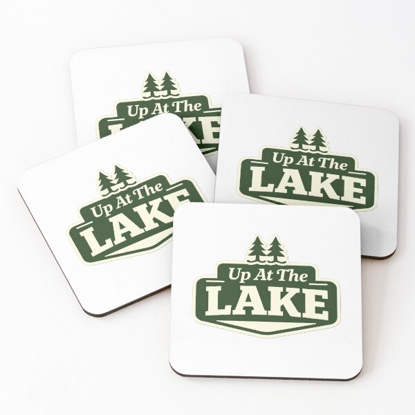 Item preview, Up At The Lake Vintage Badge – Rustic Lake Life Design designed and sold by EastEndTownie.