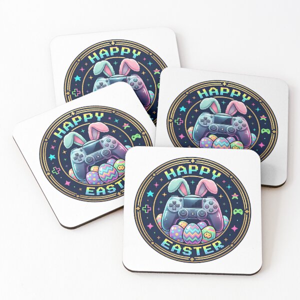 Item preview, Happy Easter Gaming Shirt – Retro Pixel Controller Bunny Tee designed and sold by relso.