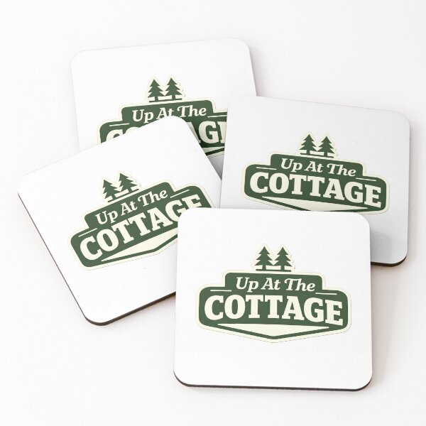 Item preview, Up At The Cottage Vintage Badge – Rustic Cottage Life Design designed and sold by EastEndTownie.