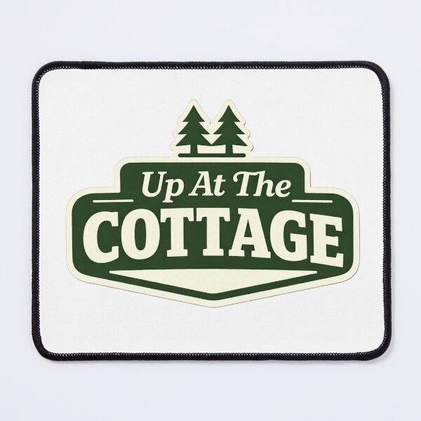 Item preview, Up At The Cottage Vintage Badge – Rustic Cottage Life Design designed and sold by EastEndTownie.