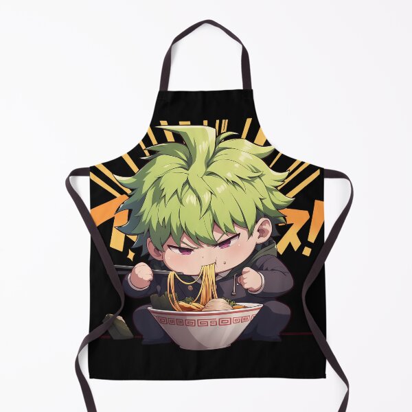 Item preview, Rantaro Amami Danganronpa V3 Chibi Ramen With Green Hair Attitude designed and sold by mildaclairmo.
