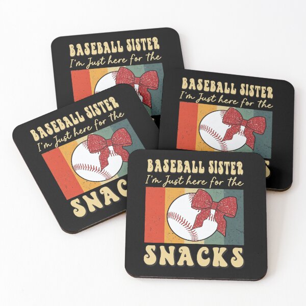 Item preview, Retro Baseball Sister Snack Lover designed and sold by KIROSALS.