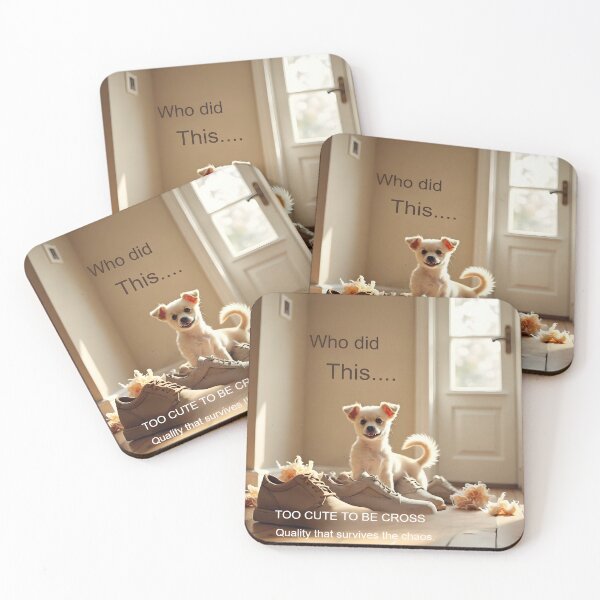 Item preview, Too Cute to Be Cross — Quality That Survives the Chaos | Playful Pet Lifestyle Image designed and sold by Creative-RE.