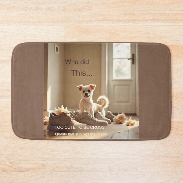 Item preview, Too Cute to Be Cross — Quality That Survives the Chaos | Playful Pet Lifestyle Image designed and sold by Creative-RE.