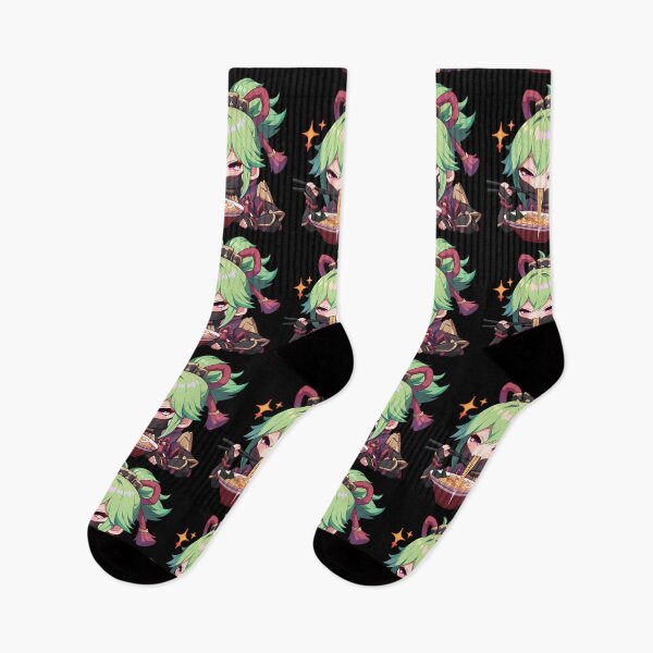Item preview, Kuki Shinobu Genshin Impact Kawaii Ramen Chibi Ninja Vibes designed and sold by mildaclairmo.