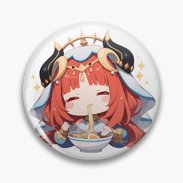 Item preview, Nilou Genshin Impact Kawaii Ramen Chibi Dancer Charm designed and sold by mildaclairmo.