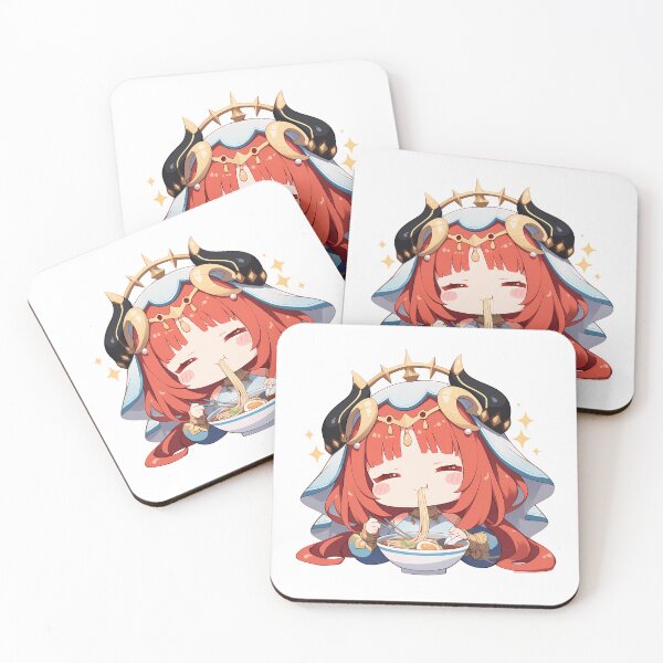 Item preview, Nilou Genshin Impact Kawaii Ramen Chibi Dancer Charm designed and sold by mildaclairmo.