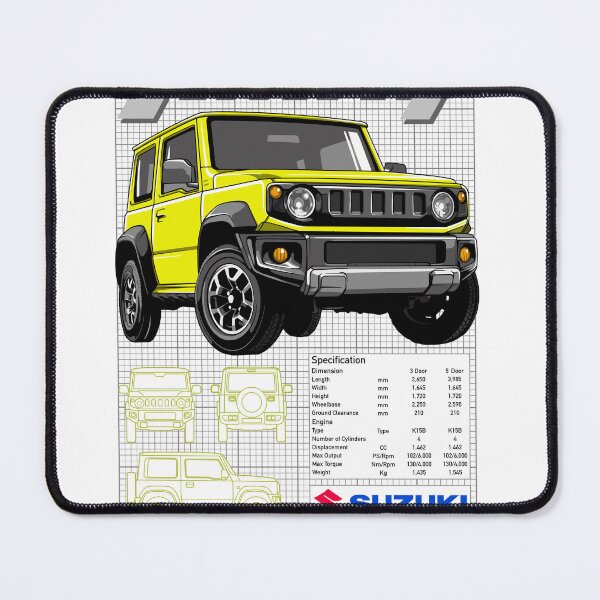 Item preview, Copy of Lemon yellow Suzuki Jimny Tech Spec designed and sold by iannyuk.