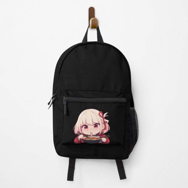 Item preview, Chisato Nishikigi Lycoris Recoil Kawaii Ramen Chibi Smile Slurp designed and sold by mildaclairmo.