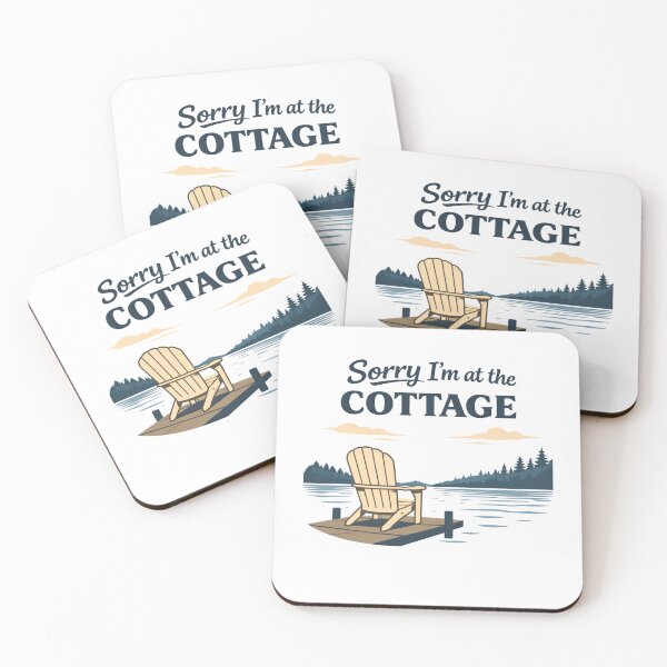 Item preview, Sorry I’m at the Cottage – Funny Lake Life Dock Chair Design designed and sold by EastEndTownie.