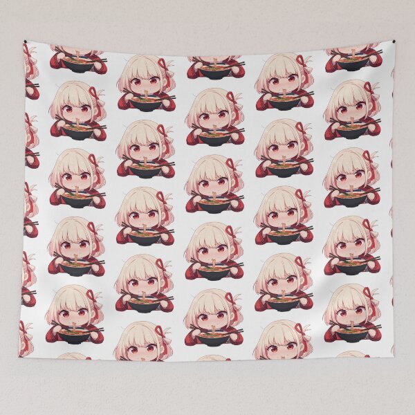 Item preview, Chisato Nishikigi Lycoris Recoil Kawaii Ramen Chibi Smile Slurp designed and sold by mildaclairmo.