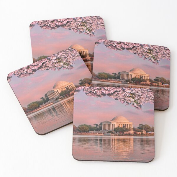 Item preview, Jefferson Memorial and Cherry Blossoms at Sunset designed and sold by BullsGallery.