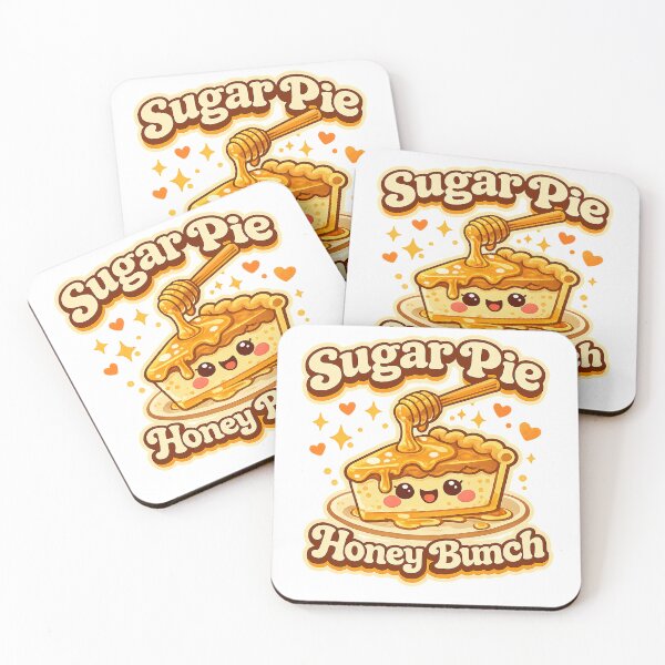 Item preview, Sugar Pie Honey Bunch Cute Dessert – Kawaii Pie & Honey Design designed and sold by EastEndTownie.