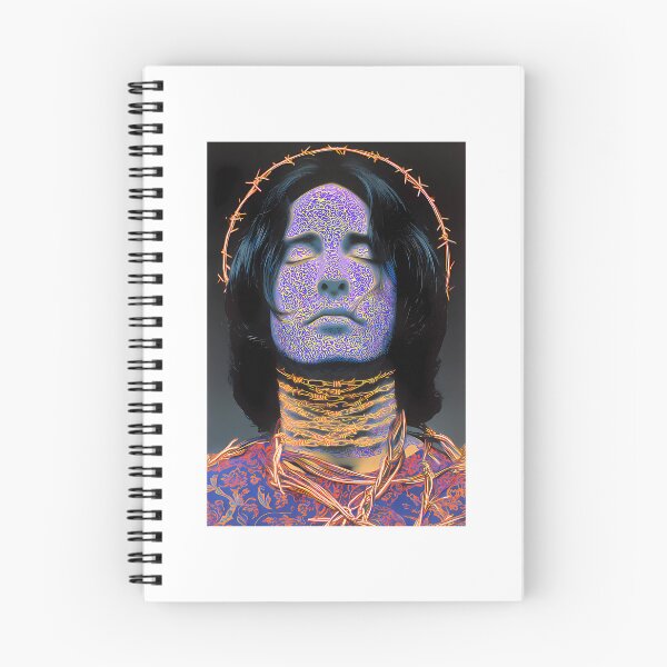 Artikelvorschau, Surreales Neon-Porträt von Trent Reznor – Vintage-Poster im psychedelischen Stil entworfen und verkauft von ProPanda98.