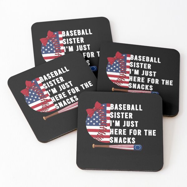 Item preview, Patriotic Baseball Sister Snack Lover designed and sold by KIROSALS.
