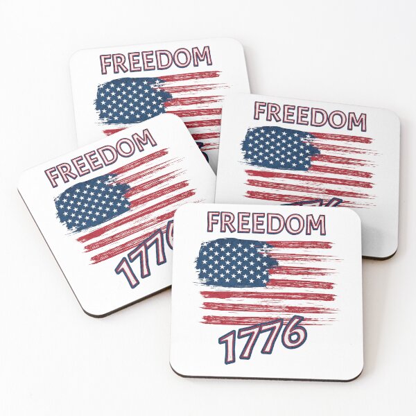 Item preview, American flag 1776 freedom designed and sold by CREATINGMAD.