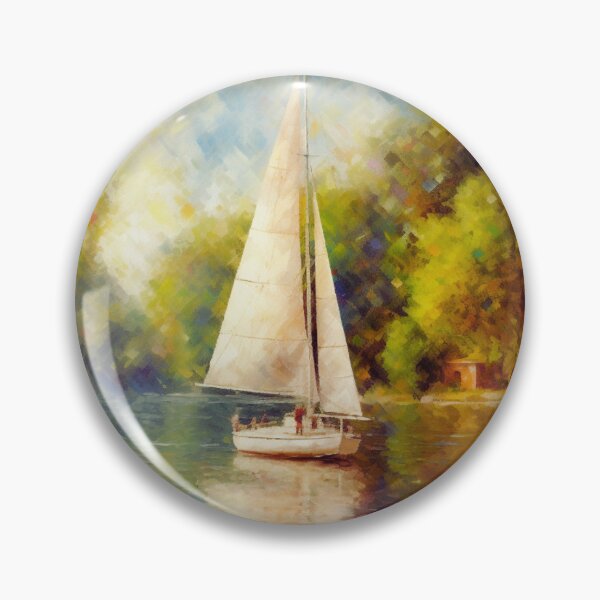 Item preview, Sailing Through Color: Impressionist Lake Scene designed and sold by Daniel Wampler.